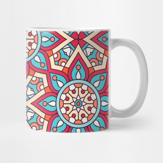 Ornamental floral mandala pattern #8 by GreekTavern